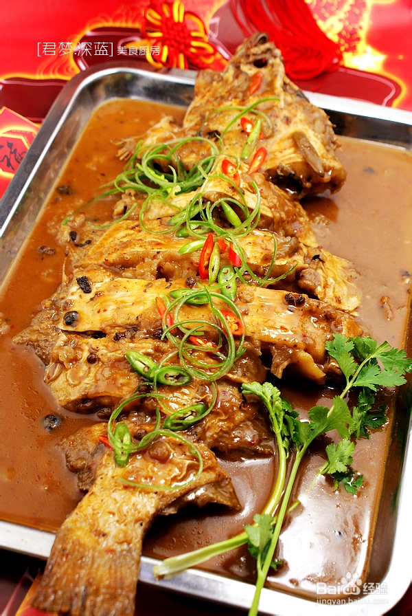 红红火火年年有鱼新年第一餐[蒜蓉辣酱烧偏口鱼]
