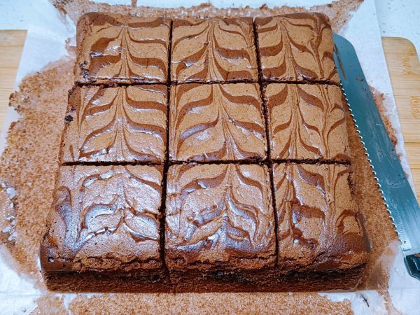 巧克力夹层古早蛋糕