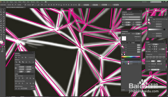 PS与AI结合把人物转为低多边形肖像