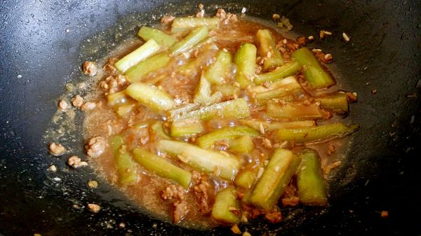 甜酒肉酱烧丝瓜