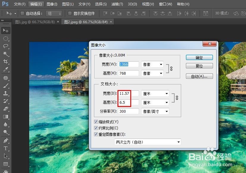 怎么利用PS合并两张图片