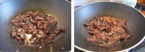 腊肉炒秋葵的做法