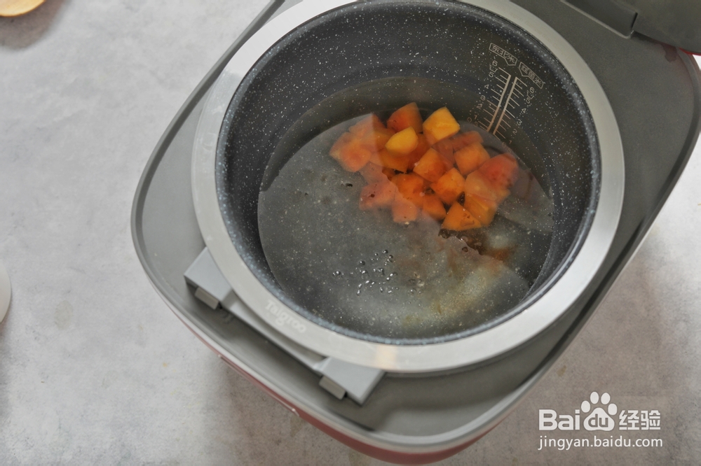 学厨师，先学桃胶雪燕炖木瓜牛奶电饭煲