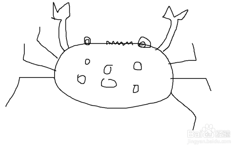 如何快速画出一只蜘蛛蟹？