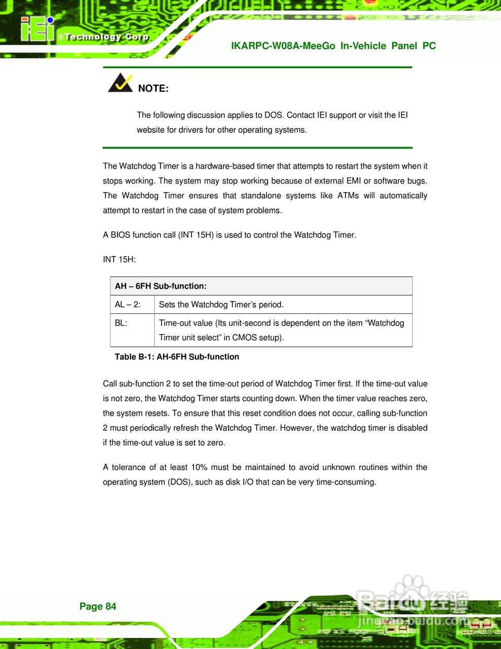 IEI威强 IKARPC-W08A-MeeGo车载电脑说明书:[10]
