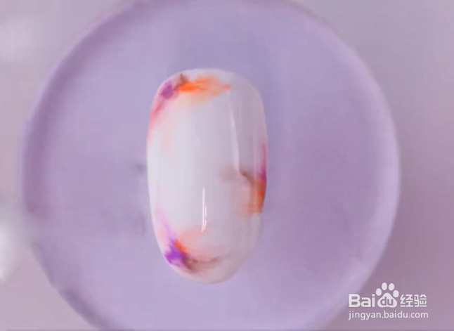 怎样做仿真水染效果美甲？