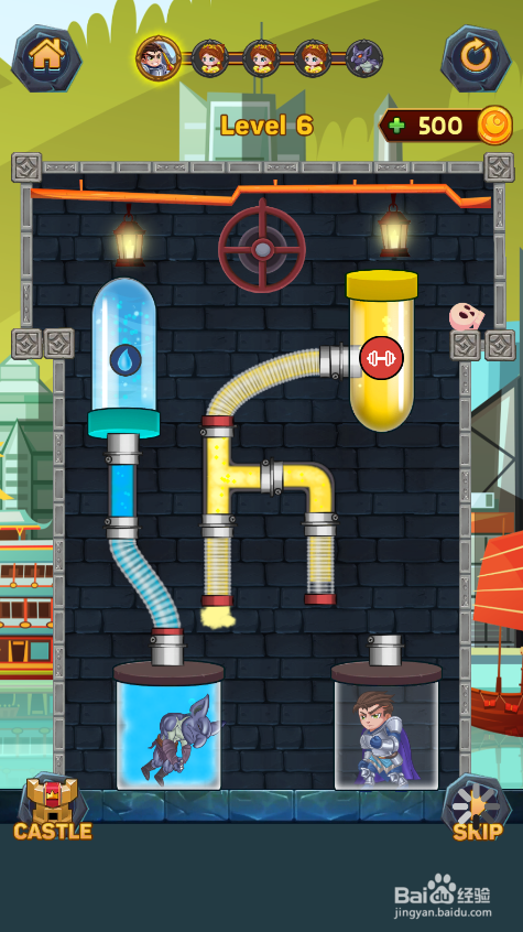 Hero Pipe Rescue的Level 6如何过关?