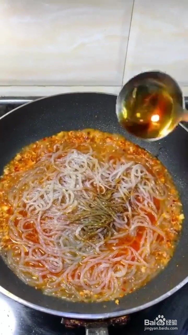 如何制作肉末炒粉条