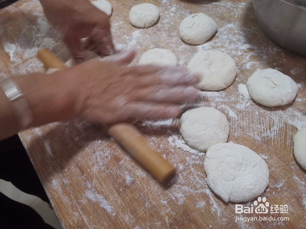 花生米韭菜盒子包法