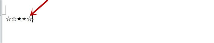 在Word文档中如何设置五角星符号?