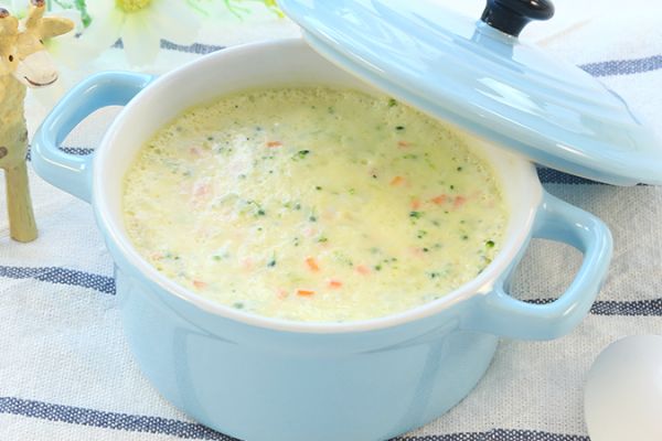 蔬菜蛋黄米布丁