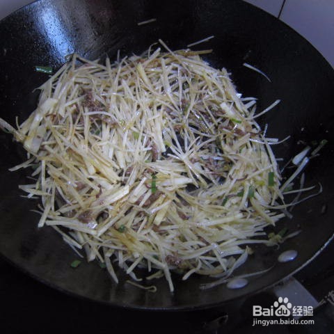 肉丝炒土豆丝的做法