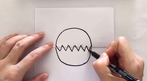 折叠画—小恐龙与蛋怎么做