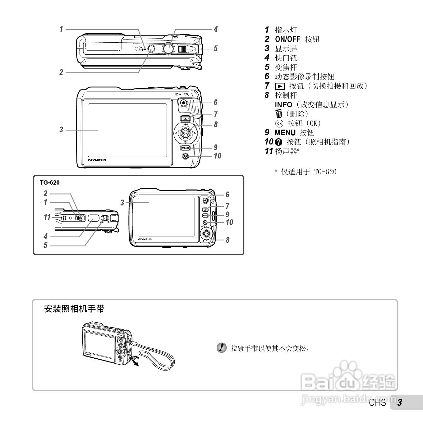 奥林巴斯TG-620数码相机使用说明书:[1]
