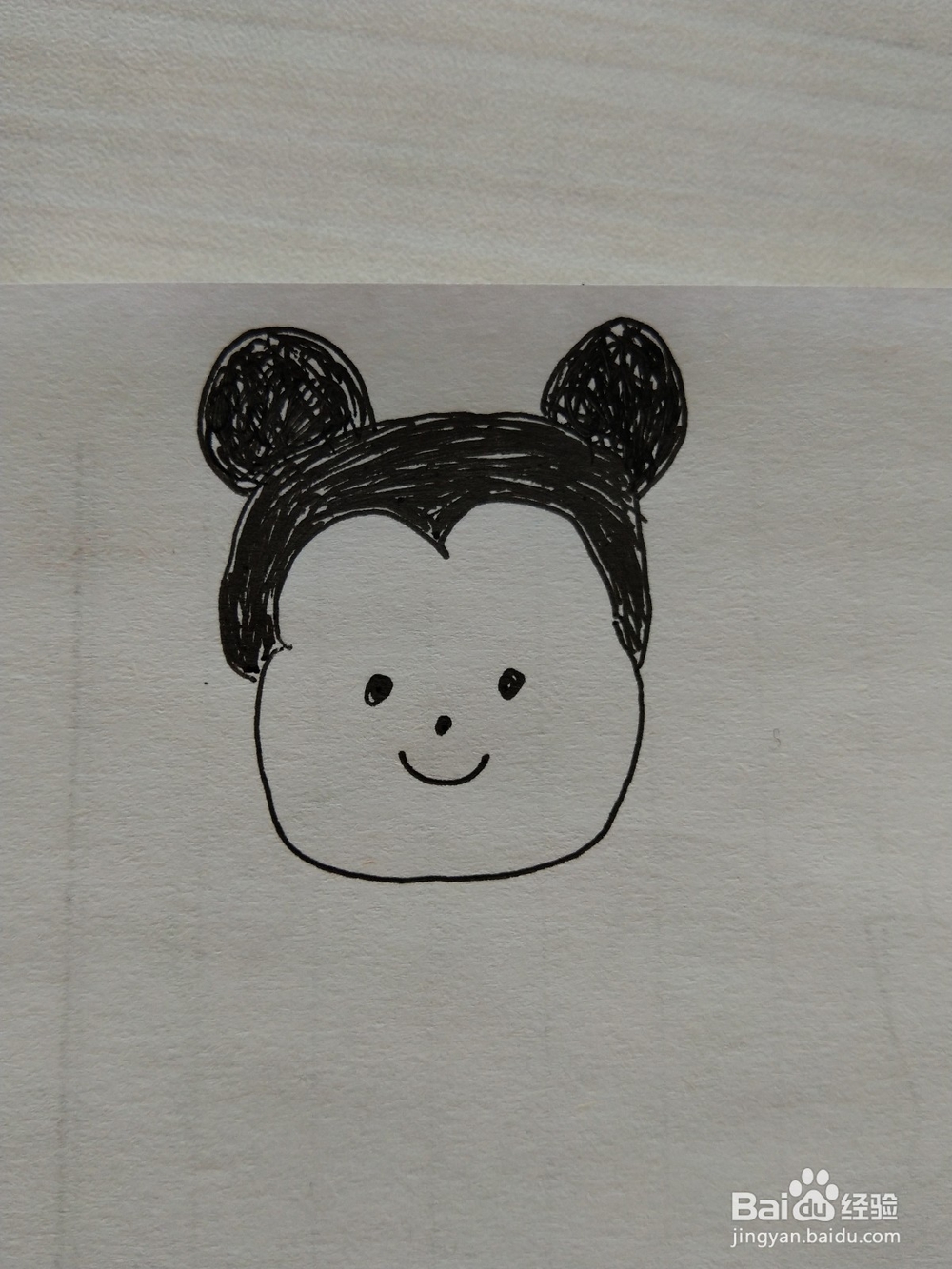 米奇的简笔画怎么画