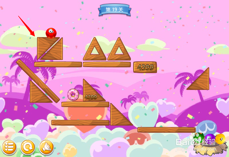 小游戏泡泡鸟历险记第19关