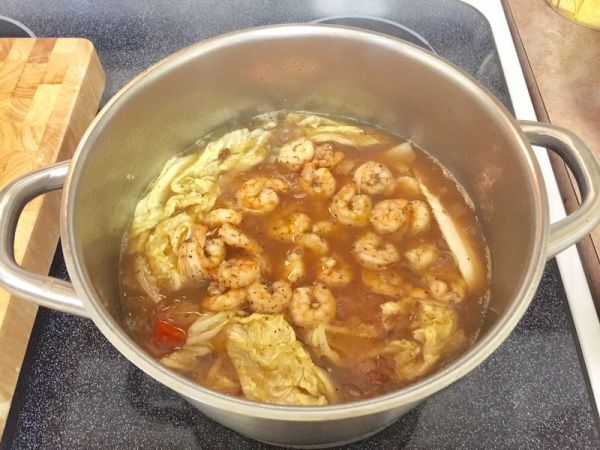 上汤鲜虾娃娃菜