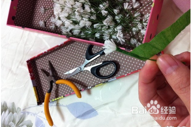 丝网花满天星制作方法