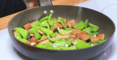 青椒炒豆干这么做太好吃了