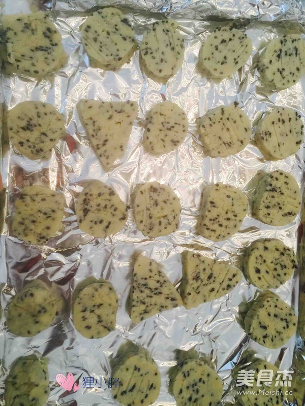 黑芝麻曲奇的做法