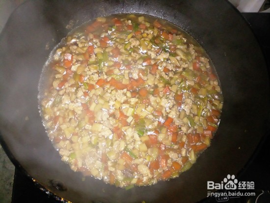 教你做杏鲍菇胡萝卜芹菜肉酱