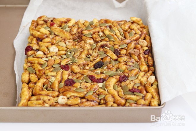 黑糖坚果沙琪玛