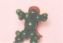 魔法气球造型系列之气球忍者神龟