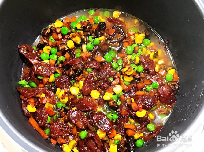 怎样做腊肠焖饭