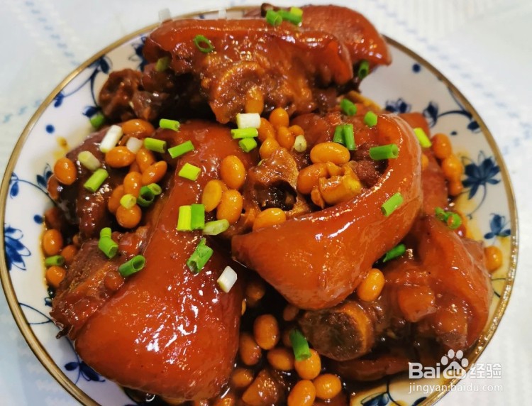 黄豆炖猪蹄的做法