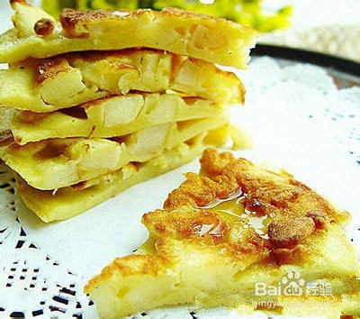 DIY蘋果蛋餅的简单做法
