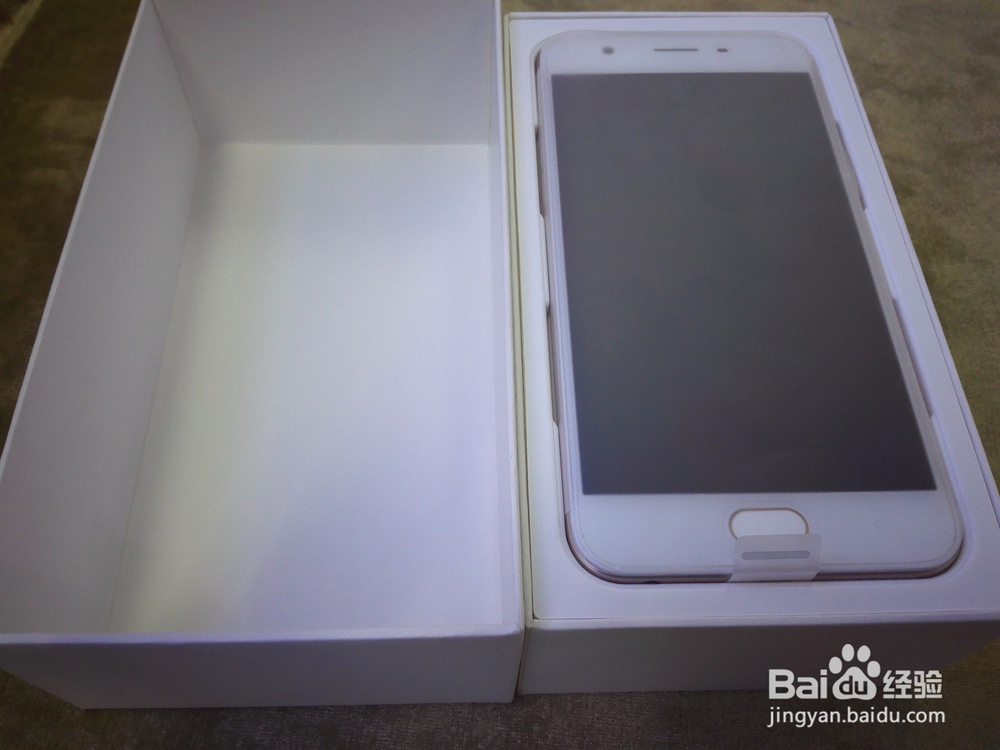 oppo A57gold金全网通手机开箱晒物