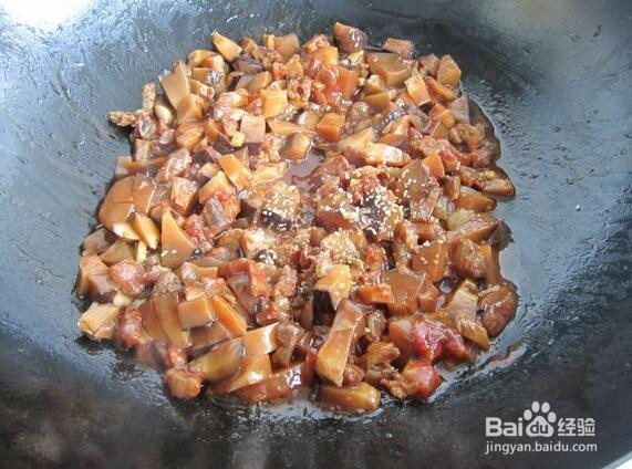 自制腊肠杂酱面