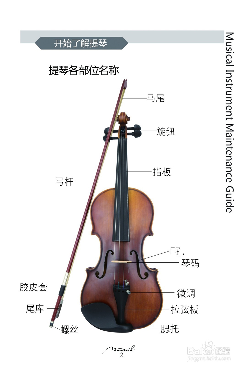 猛犸象小提琴组装保养维护方法