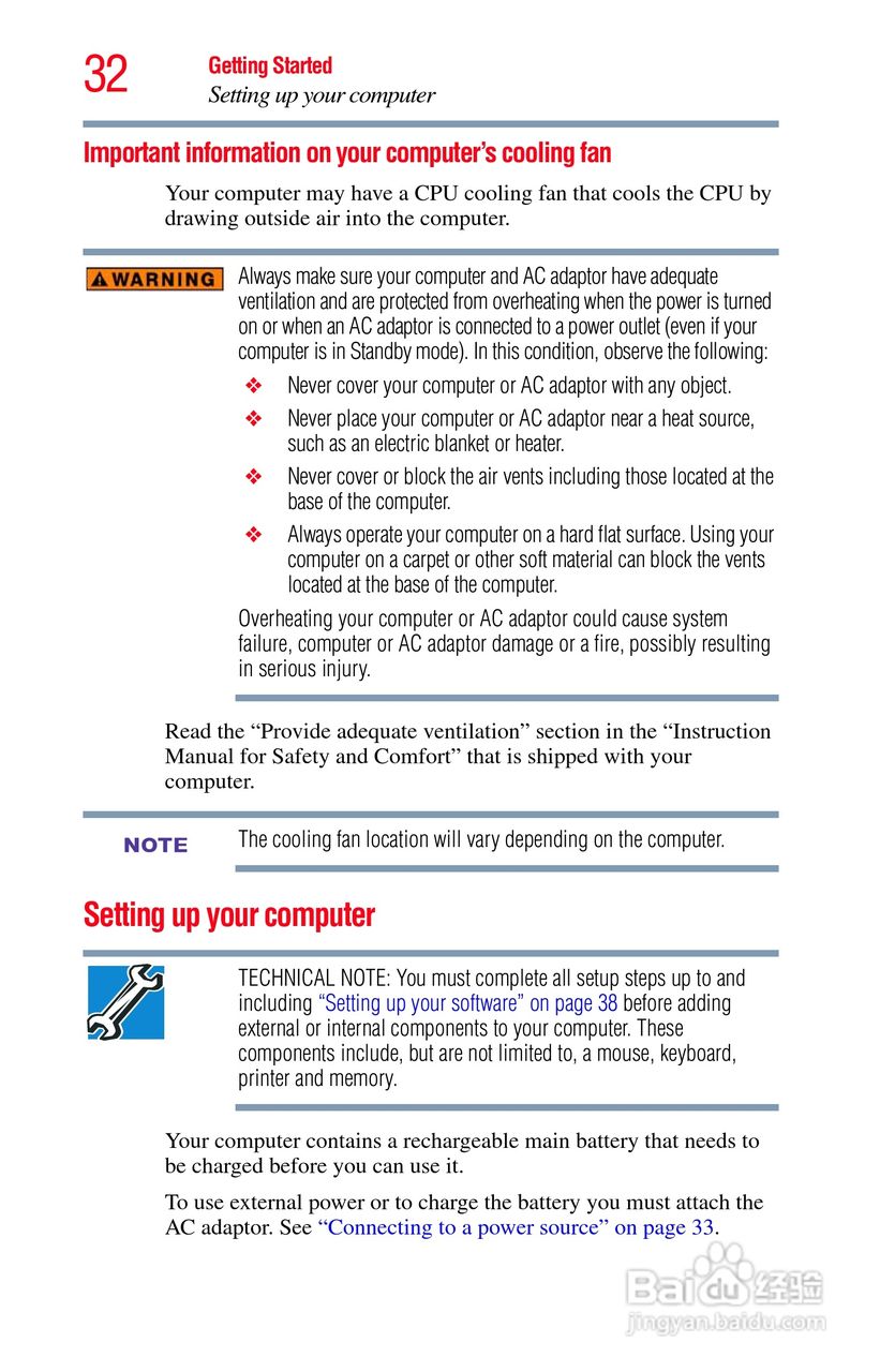 东芝NB200笔记本电脑使用说明书:[4]