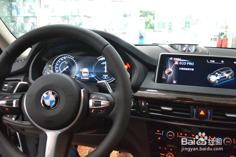 石家庄宝马X5改装液晶仪表多功能方向盘B&O中置