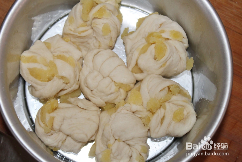 土豆花朵面包的做法