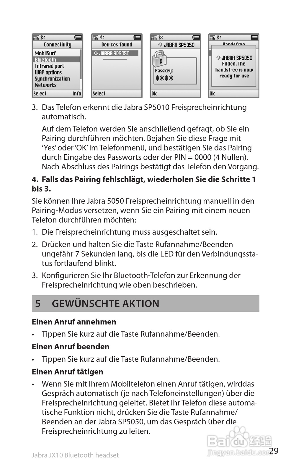 捷波朗SP5050蓝牙耳机使用说明书:[4]
