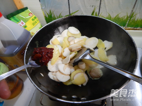 香辣杏鲍菇炒土豆片