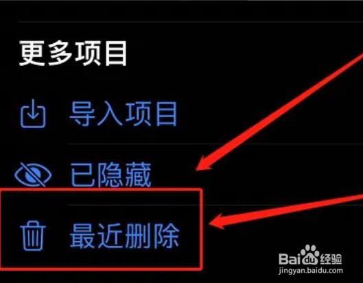 苹果找回删除的照片