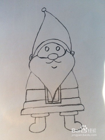 圣诞老人怎么画好看