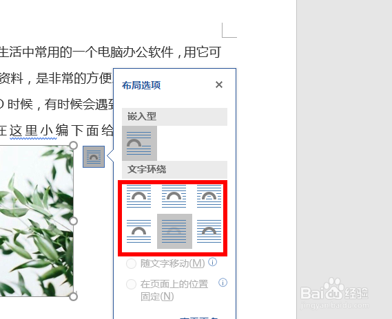 Word文档里的图片怎么随意移动位置