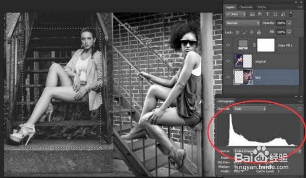 PS制作图片灰色状态