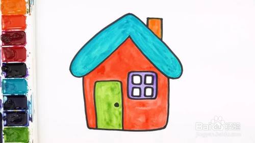 农家小屋 怎么画 百度经验