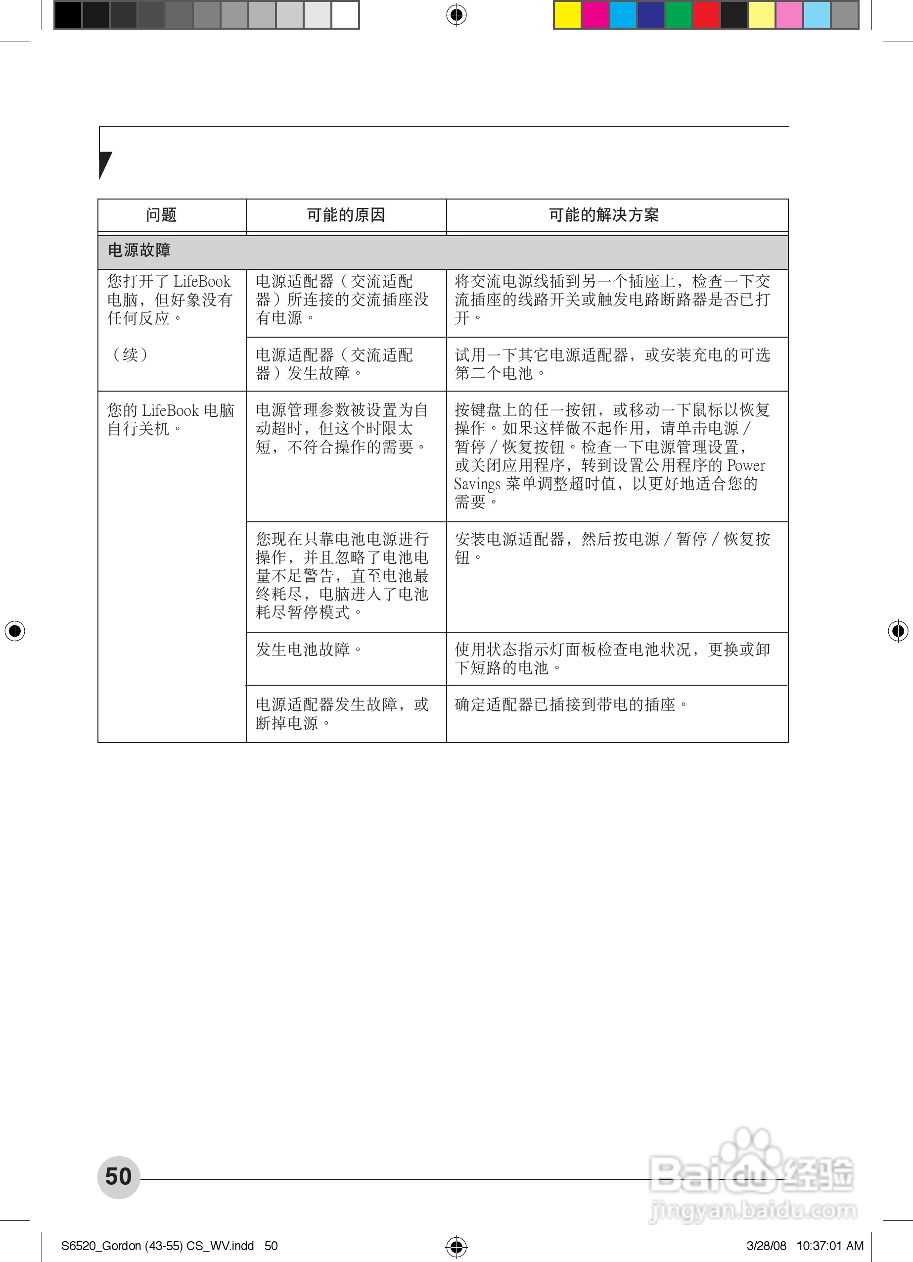 富士通S6420笔记本电脑使用说明书:[6]
