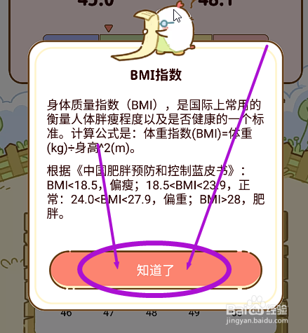 减脂食谱app怎么查看BMI指数公式说明