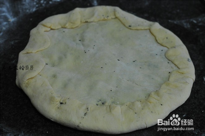 家庭版千层芝麻红薯饼