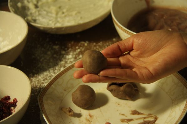 荷叶抹茶冰皮月饼