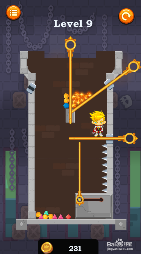 Pins Hero Rescue的Level 9如何通关?