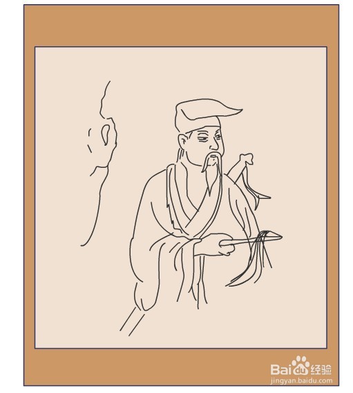 flash绘制一幅挂画的背景