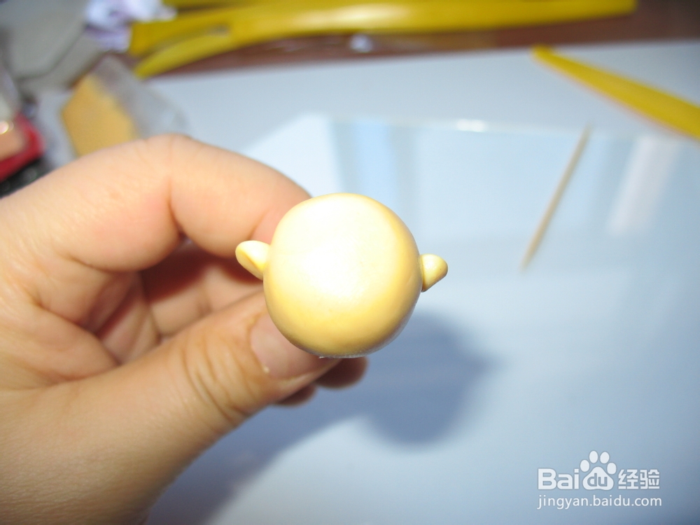 如何用软陶制作卡通头像